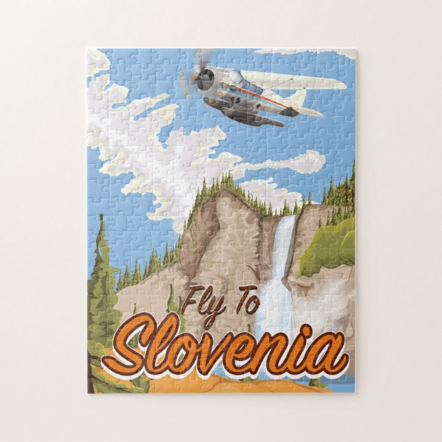 Fliegen nach Slowenien (Vertikal)