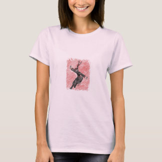 Fliegen Ninja Damen-Baby - Puppe (angepasst) T-Shirt