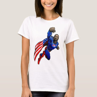 Fliegen Obama (angepasste Damen) T-Shirt