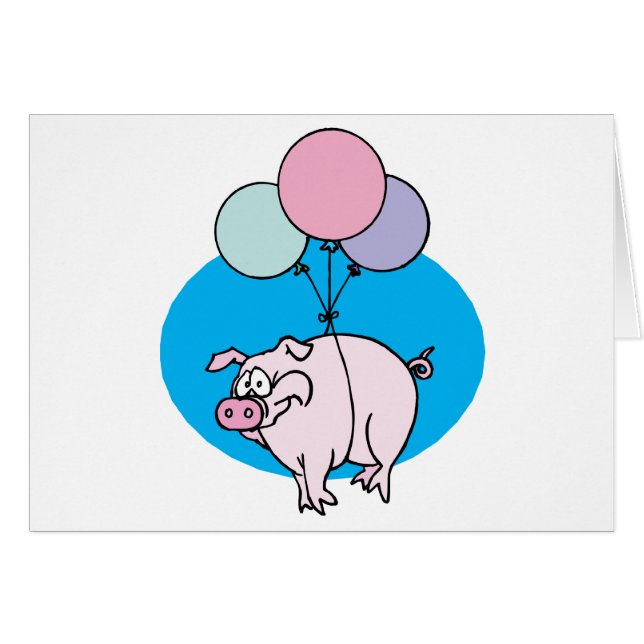 Fliegen-Party-Schwein (Vorderseite (Horizontal))
