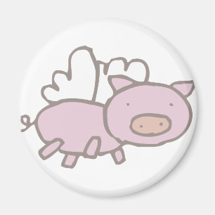 Fliegen Piggy Magnet