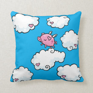 Fliegen-Schwein-Kissen Kissen
