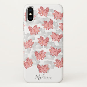 Fliegen-Schwein-Name-Telefon-Hüllen Case-Mate iPhone Hülle