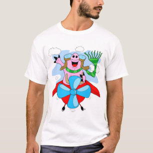 Fliegen-Schwein-PilotT - Shirt