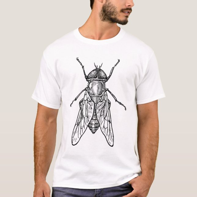 Fliegen-Shirt T-Shirt (Vorderseite)