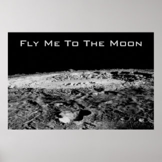Fliegen Sie mich zum Mond Poster