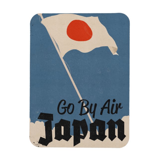 Fliegen Sie mit Air Japan Magnet (Vertikal)