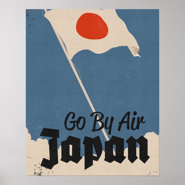 Fliegen Sie mit Air Japan Poster (Vorne)