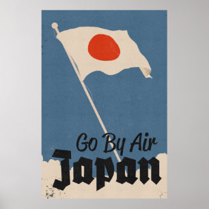 Fliegen Sie mit Air Japan Poster