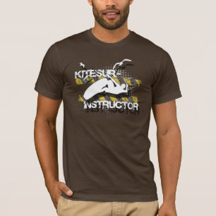 Fliegen Sie wie die Vögel, kitesurf Lehrer-Shirt T-Shirt