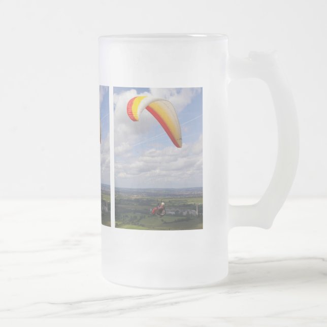 Fliegen-Solo Mattglas Bierglas (Rechts)