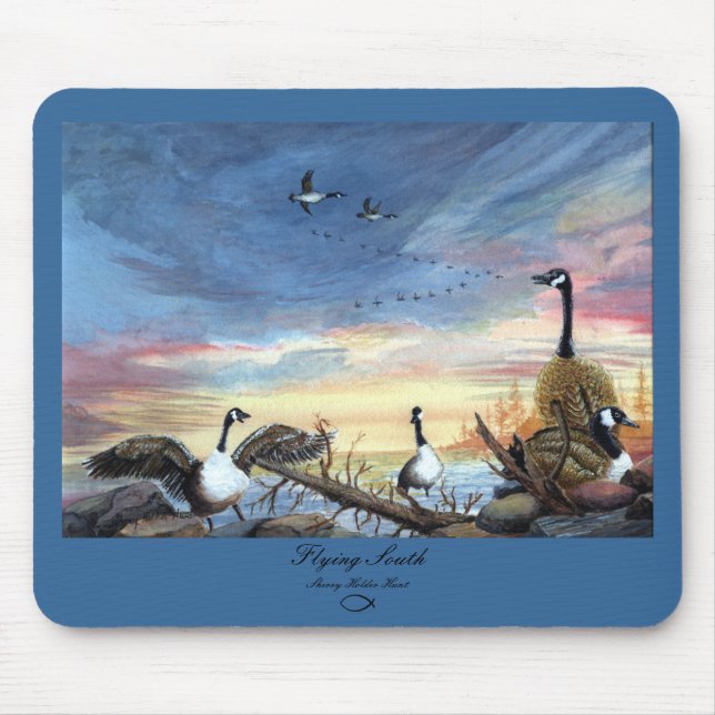 Fliegen SüdMousepad Mousepad (Vorne)