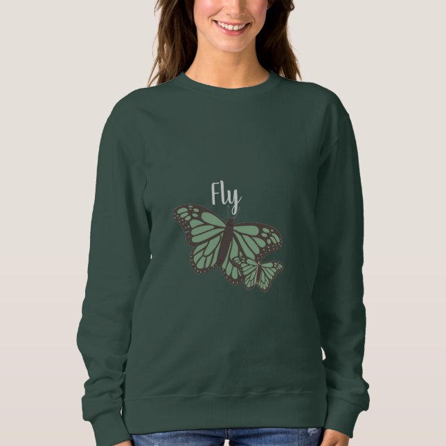 Fliegen Sweatshirt (Vorderseite)