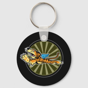 Fliegen-Tiger-Schlüsselanhänger Schlüsselanhänger