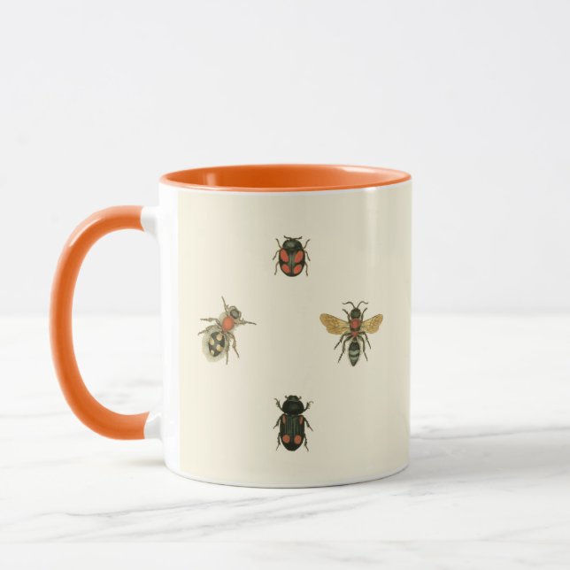 Fliegen und Käfer von Vision Studio Tasse (Links)