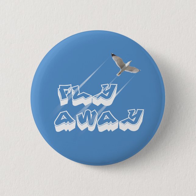 Fliegen weg button (Vorderseite)