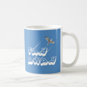 Fliegen weg kaffeetasse