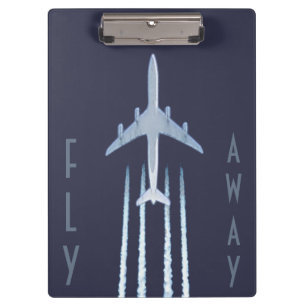 Fliegen weg klemmbrett