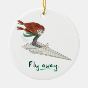 Fliegen-wegverzierung Keramik Ornament