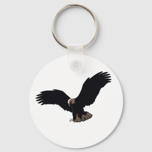 Fliegen-Weißkopfseeadler Schlüsselanhänger