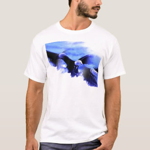 Fliegen-Weißkopfseeadler T-Shirt