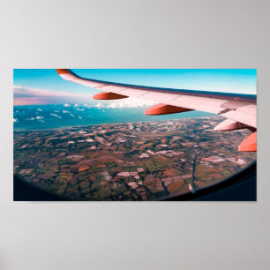 Fliegen weit, weit weg poster