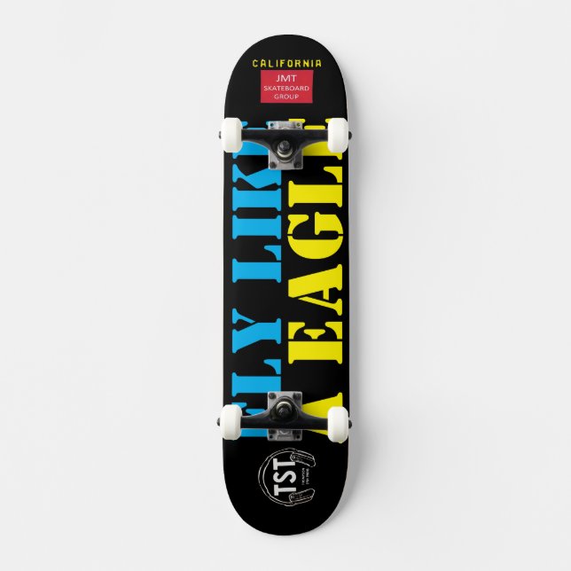 FLIEGEN WIE EINE EDELSKATEBOARTE / JMT USA SKATEBOARD (Vorderseite)