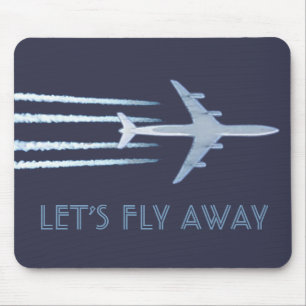 Fliegen wir weg mousepad