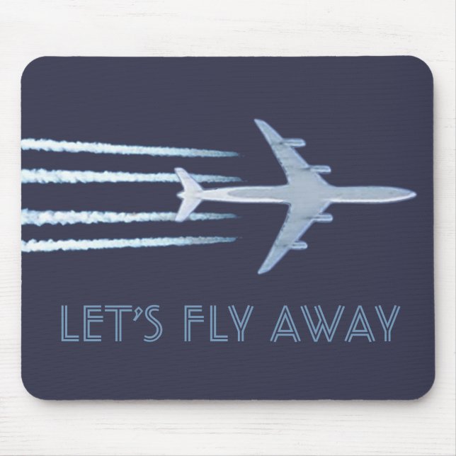 Fliegen wir weg mousepad (Vorne)