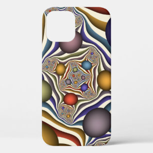 Fliegende bunte moderne abstrakte Fraktalkunst Case-Mate iPhone Hülle