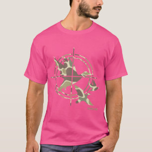 Fliegende Enten Jagd-Tarnung Camo Enten Jagd T-Shirt