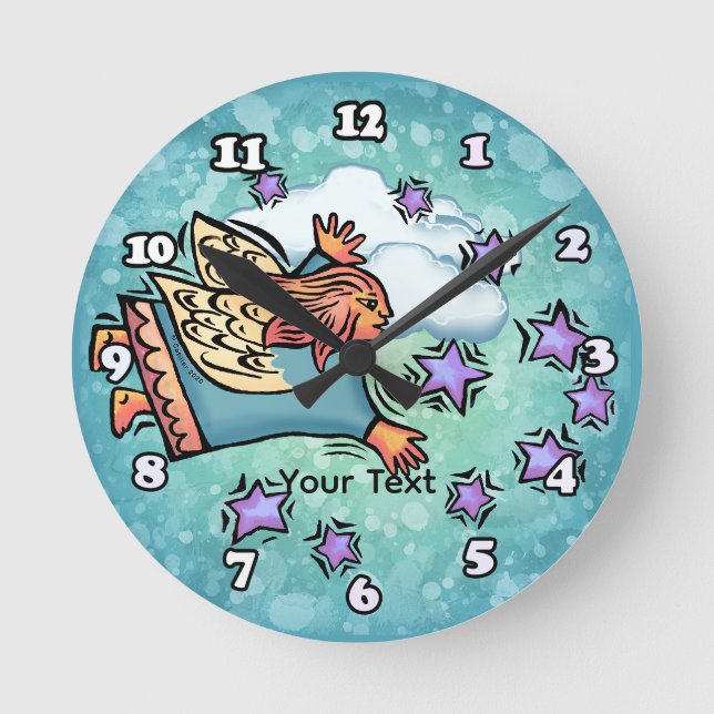 Fliegende Fee Uhr (Vorderseite)
