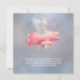 Fliegende Ferkel Karte