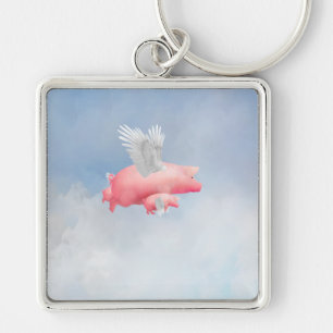 Fliegende Ferkel Schlüsselanhänger