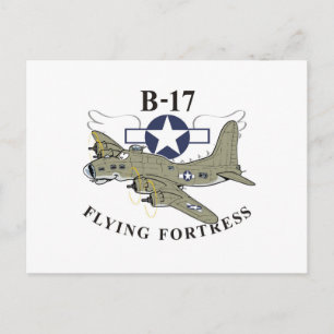 Fliegende Festung B-17 Postkarte