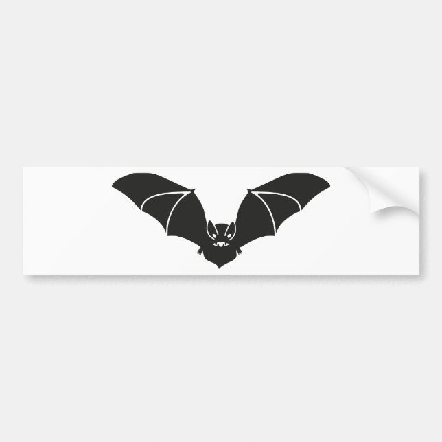 Fliegende Fledermaus Autoaufkleber (Vorne)