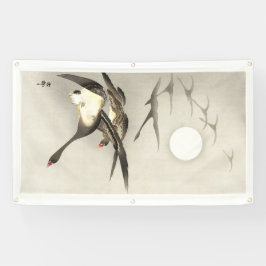 FLIEGENDE GÄSE UND FULL MOON JAPANESE DRUCKBanner Banner