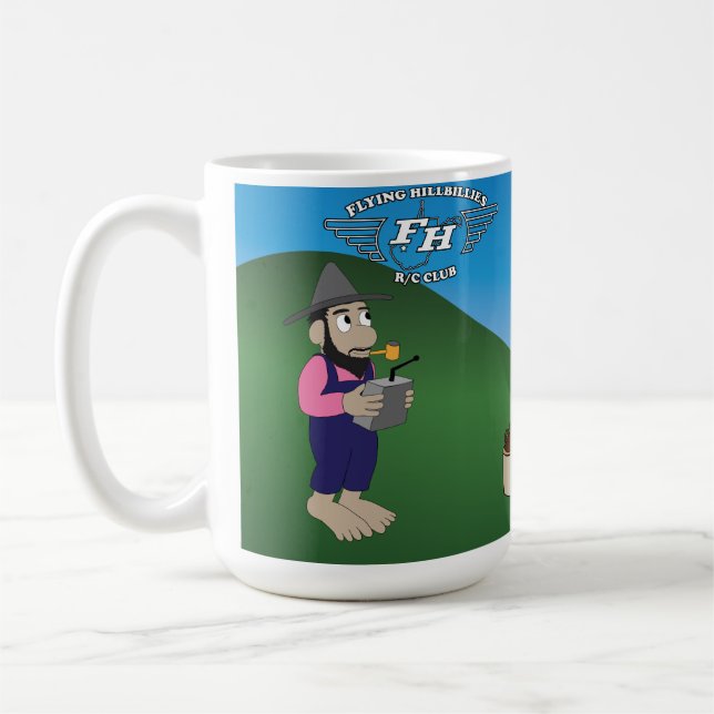 Fliegende Hillbillies-Tasse Kaffeetasse (Links)