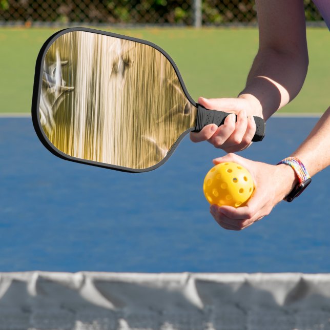 Fliegende Möwen - abstrakt Pickleball Schläger (InSitu)