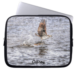 Fliegende Osprey & Fish Wildlife Foto Geschenk Laptopschutzhülle