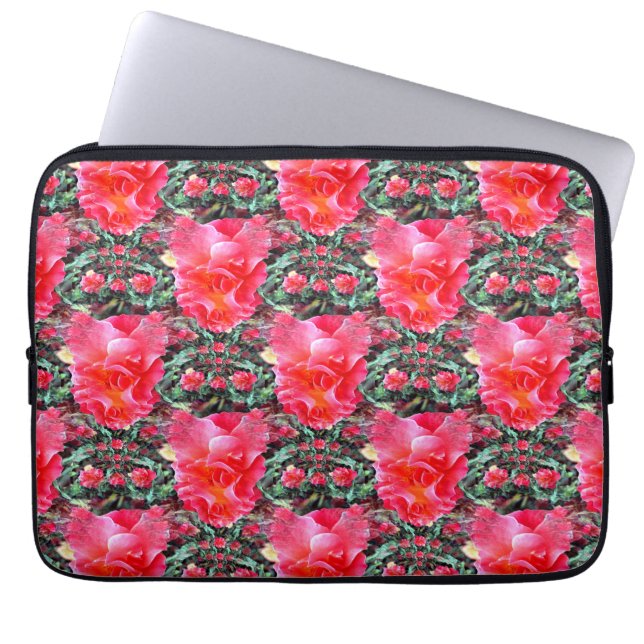 Fliegende Rose....... Laptopschutzhülle (Vorderseite)