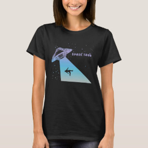 Fliegende Saucer UFO Astronauten sind Außerirdisch T-Shirt