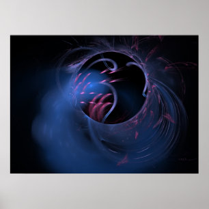 Fliegende Scheibe Poster