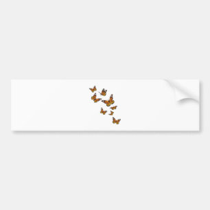 Fliegende Schmetterlinge - Schmetterling Lover Gar Autoaufkleber