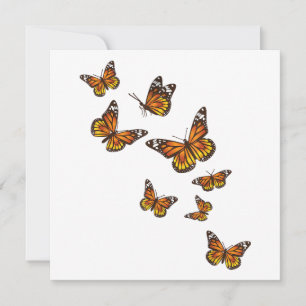 Fliegende Schmetterlinge - Schmetterling Lover Gar Save The Date