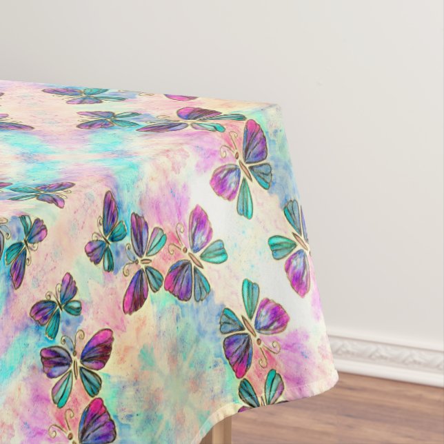 Fliegende Schmetterlinge Tischdecke (Beispiel)