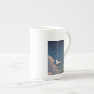 fliegende Schweine-Tasse Prozellantasse