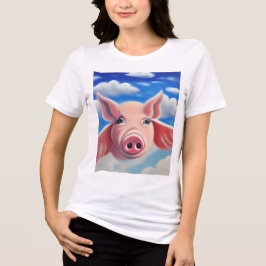 Fliegende Schweine Tri-Blend Shirt