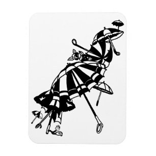 fliegende Sonnenschirme Umbrellas Kunstdruckerei Magnet