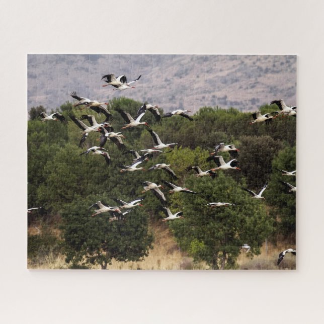 Fliegende Störche, Puzzle (Horizontal)